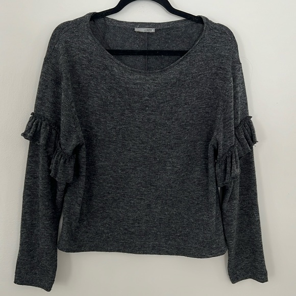 Zara Sweaters - Zara Ruffle Sleeve Sweater